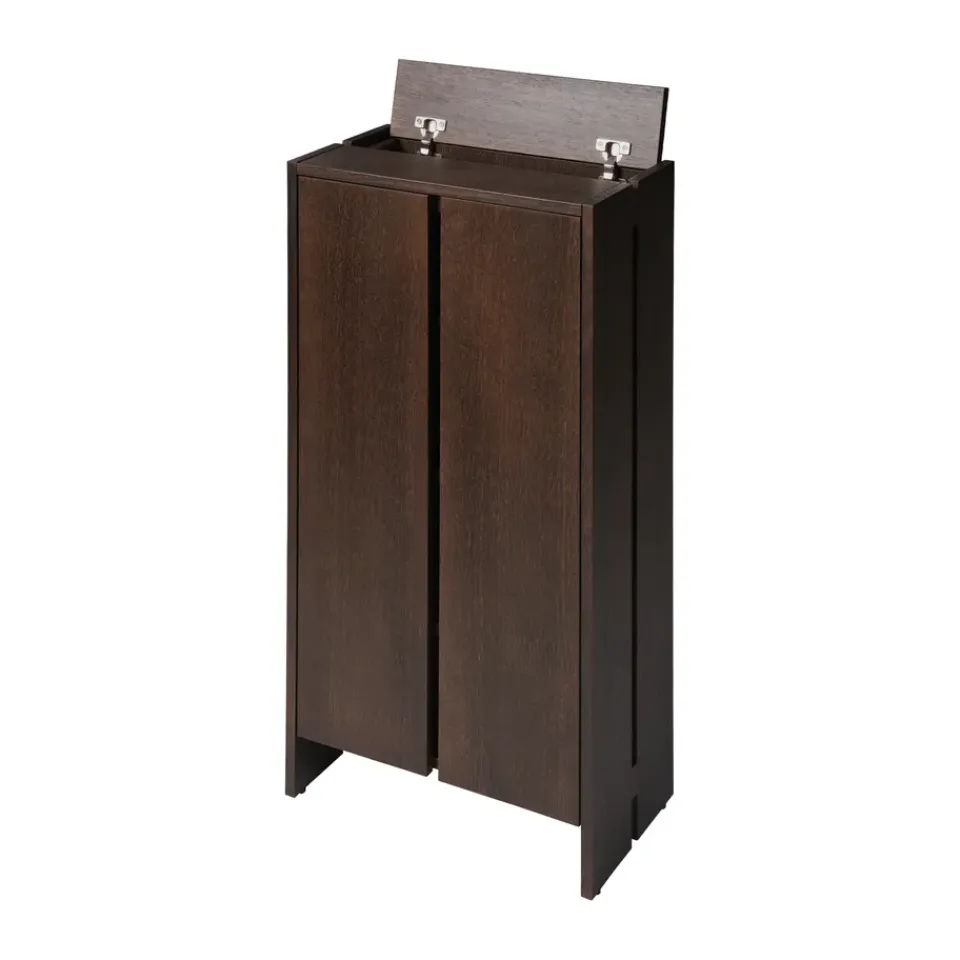 Ferm Living Display & Glass Cabinets*Parcel cabinet, Dark stained oak, 55x30x110 cm Brown