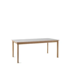 &Tradition Dining Tables*Patch HW1 dining table, arizona. white oiled oak stand Beige