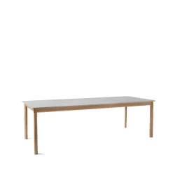 &Tradition Dining Tables*Patch HW2 dining table, arizona. white oiled oak stand Beige