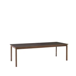 &Tradition Dining Tables*Patch HW2 dining table, Cacao orinoco. oiled walnut stand Brown