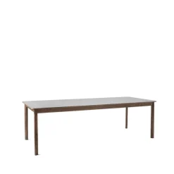 &Tradition Dining Tables*Patch HW2 dining table, Griogo londra. smoked oiled oak stand Grey