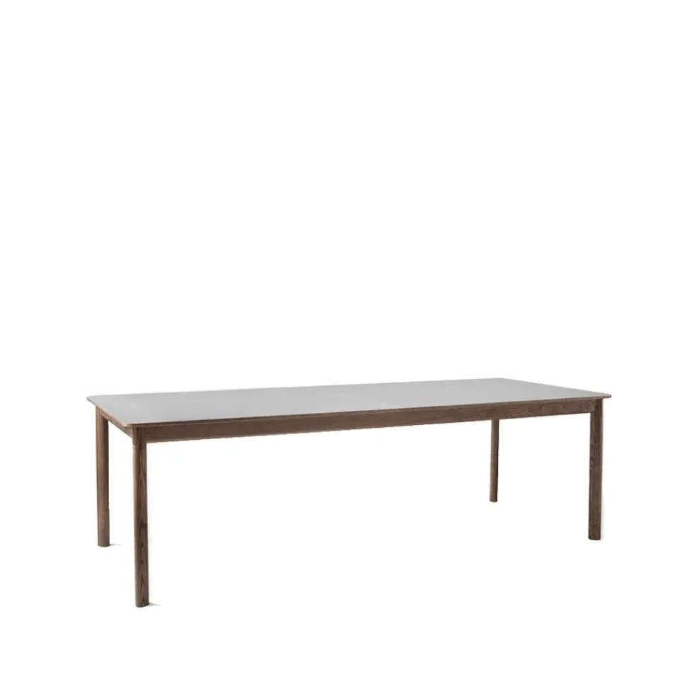 &Tradition Dining Tables*Patch HW2 dining table, Griogo londra. smoked oiled oak stand Grey