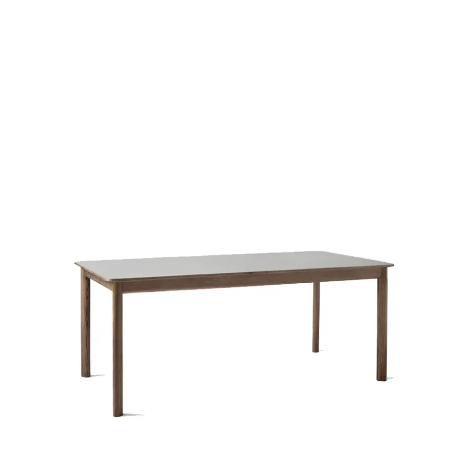&Tradition Dining Tables*Patch HW1 dining table, Griogo londra. smoked oiled oak stand Grey