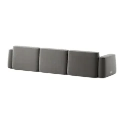 Massproductions Sofas*Patch 3-seater sofa, Atlantis 18 Mole Grey