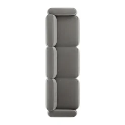 Massproductions Sofas*Patch 3-seater sofa, Atlantis 18 Mole Grey