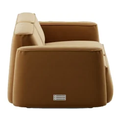 Massproductions Sofas*Patch 2.5-seater sofa, Atlantis 91 Cumin Brown