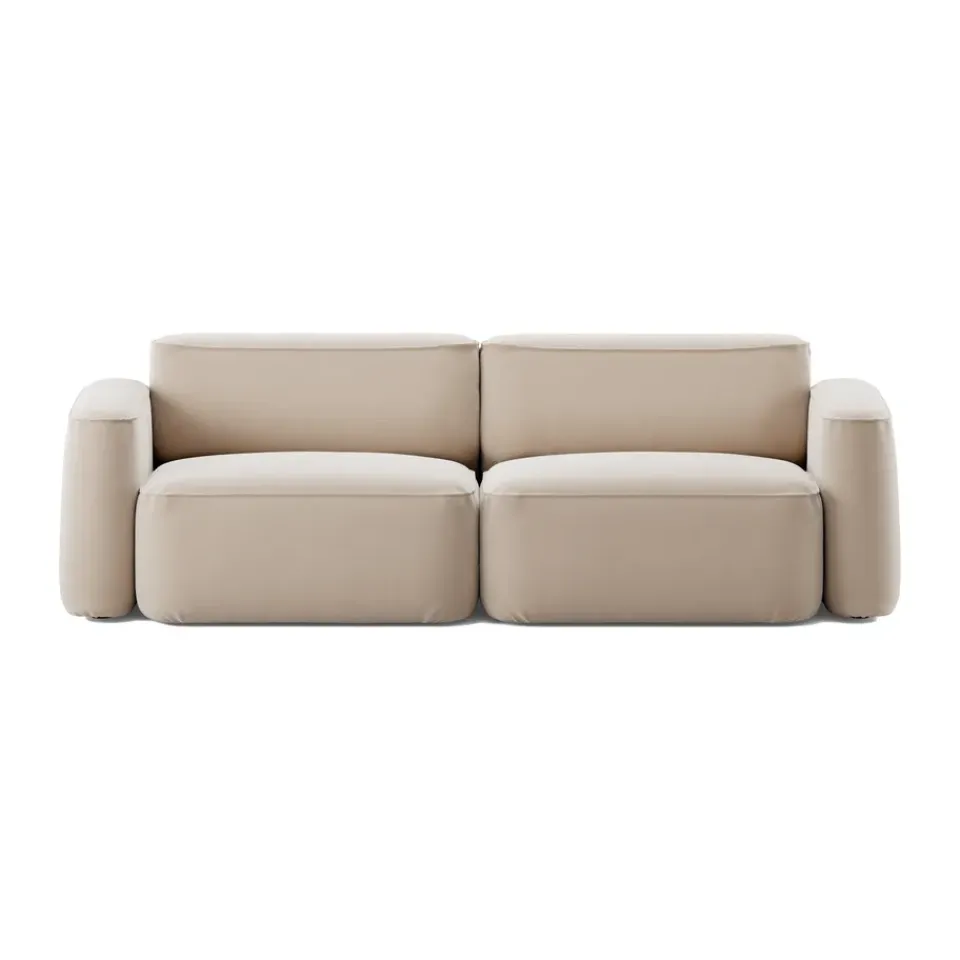 Massproductions Sofas*Patch 2.5-seater sofa, Atlantis 52 Alabaster Beige