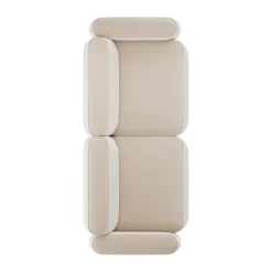 Massproductions Sofas*Patch 2.5-seater sofa, Atlantis 52 Alabaster Beige