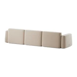 Massproductions Sofas*Patch 3-seater sofa, Atlantis 52 Alabaster Beige