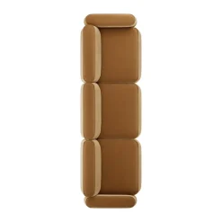 Massproductions Sofas*Patch 3-seater sofa, Atlantis 91 Cumin Brown