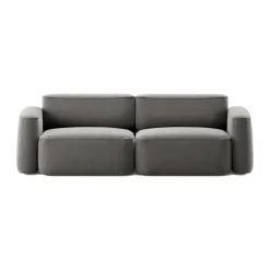 Massproductions Sofas*Patch 2.5-seater sofa, Atlantis 18 Mole Grey