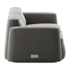Massproductions Sofas*Patch 2.5-seater sofa, Atlantis 18 Mole Grey