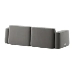 Massproductions Sofas*Patch 2.5-seater sofa, Atlantis 18 Mole Grey