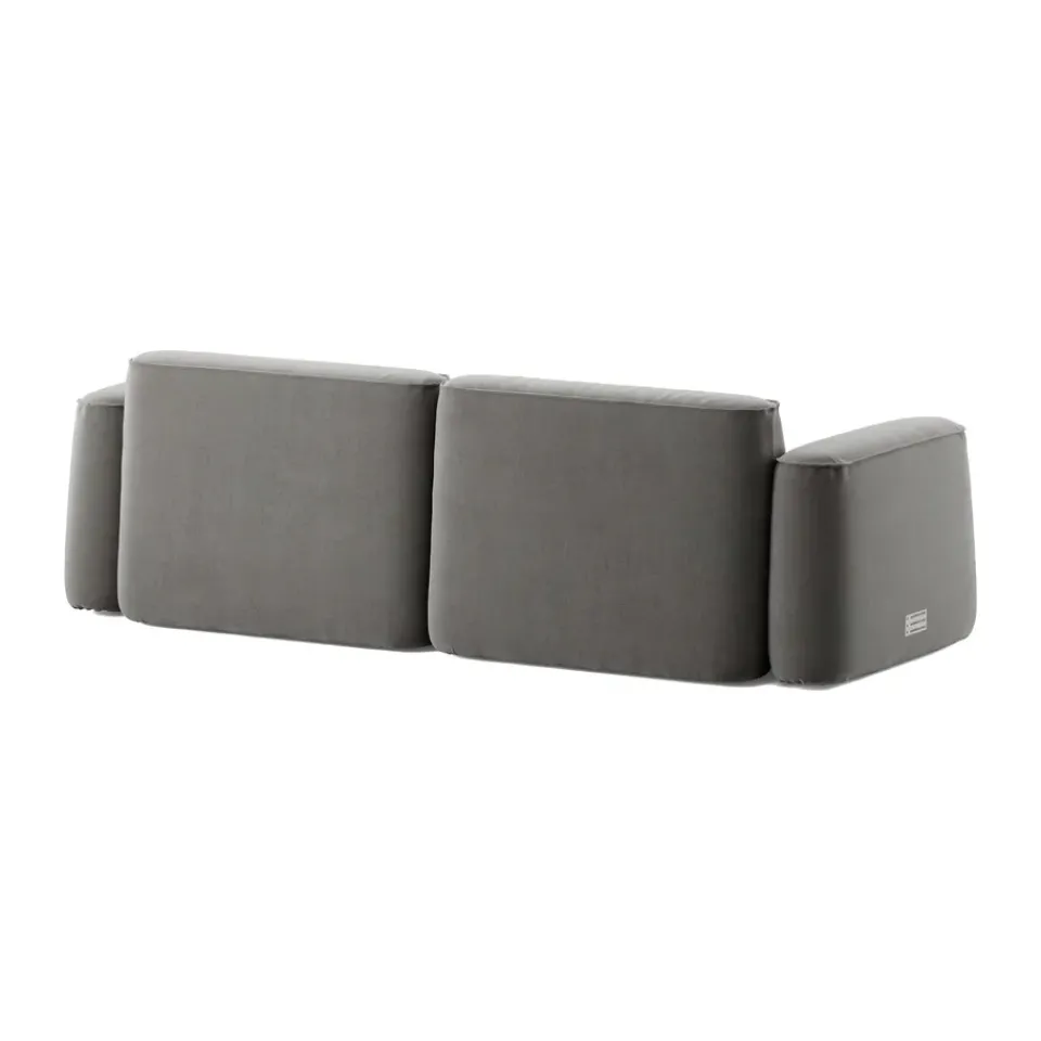 Massproductions Sofas*Patch 2.5-seater sofa, Atlantis 18 Mole Grey