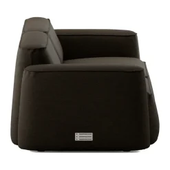 Massproductions Sofas*Patch 2.5-seater sofa, Ecriture 380 Brown