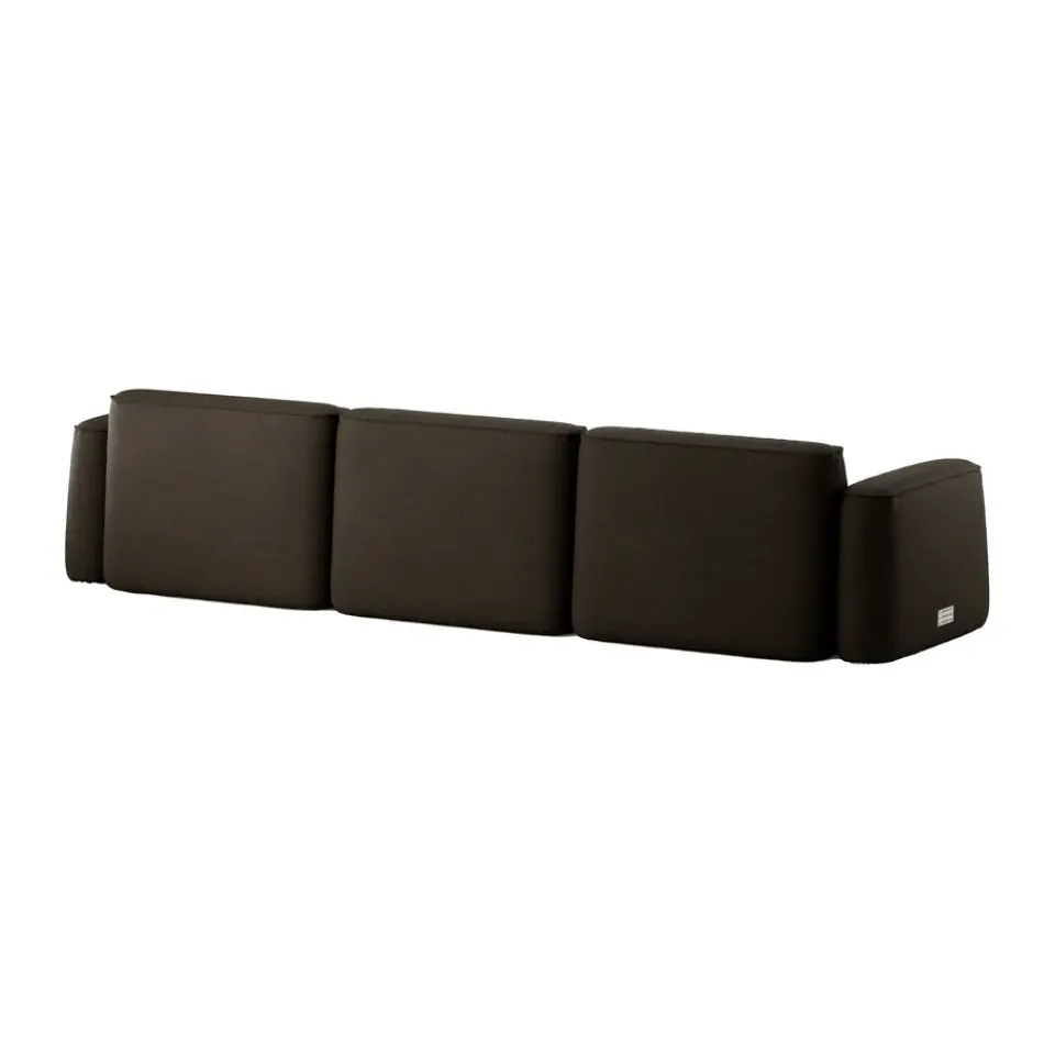 Massproductions Sofas*Patch 3-seater sofa, Ecriture 380 Brown