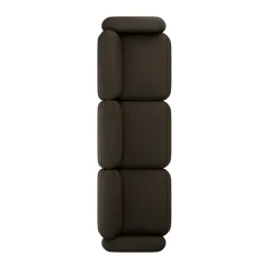 Massproductions Sofas*Patch 3-seater sofa, Ecriture 380 Brown