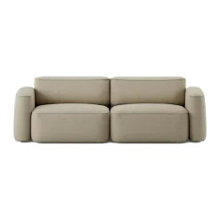 Massproductions Sofas*Patch 2.5-seater sofa, Ecriture 240 Beige