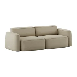 Massproductions Sofas*Patch 2.5-seater sofa, Ecriture 240 Beige