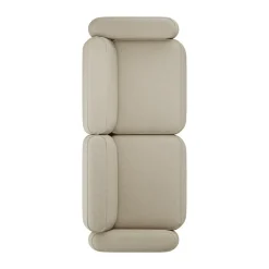 Massproductions Sofas*Patch 2.5-seater sofa, Ecriture 240 Beige