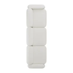 Massproductions Sofas*Patch 3-seater sofa, Ecriture 100 White
