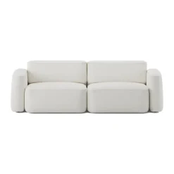 Massproductions Sofas*Patch 2.5-seater sofa, Ecriture 100 White