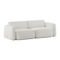 Massproductions Sofas*Patch 2.5-seater sofa, Ecriture 100 White