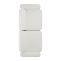 Massproductions Sofas*Patch 2.5-seater sofa, Ecriture 100 White