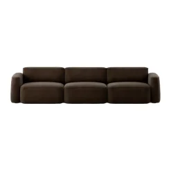 Massproductions Sofas*Patch 3-seater sofa, Gabriel Comfort+ 01566 Brown