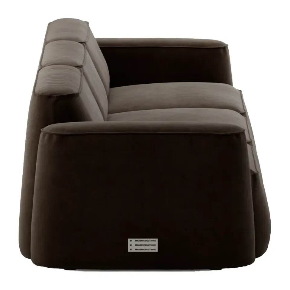 Massproductions Sofas*Patch 3-seater sofa, Gabriel Comfort+ 01566 Brown