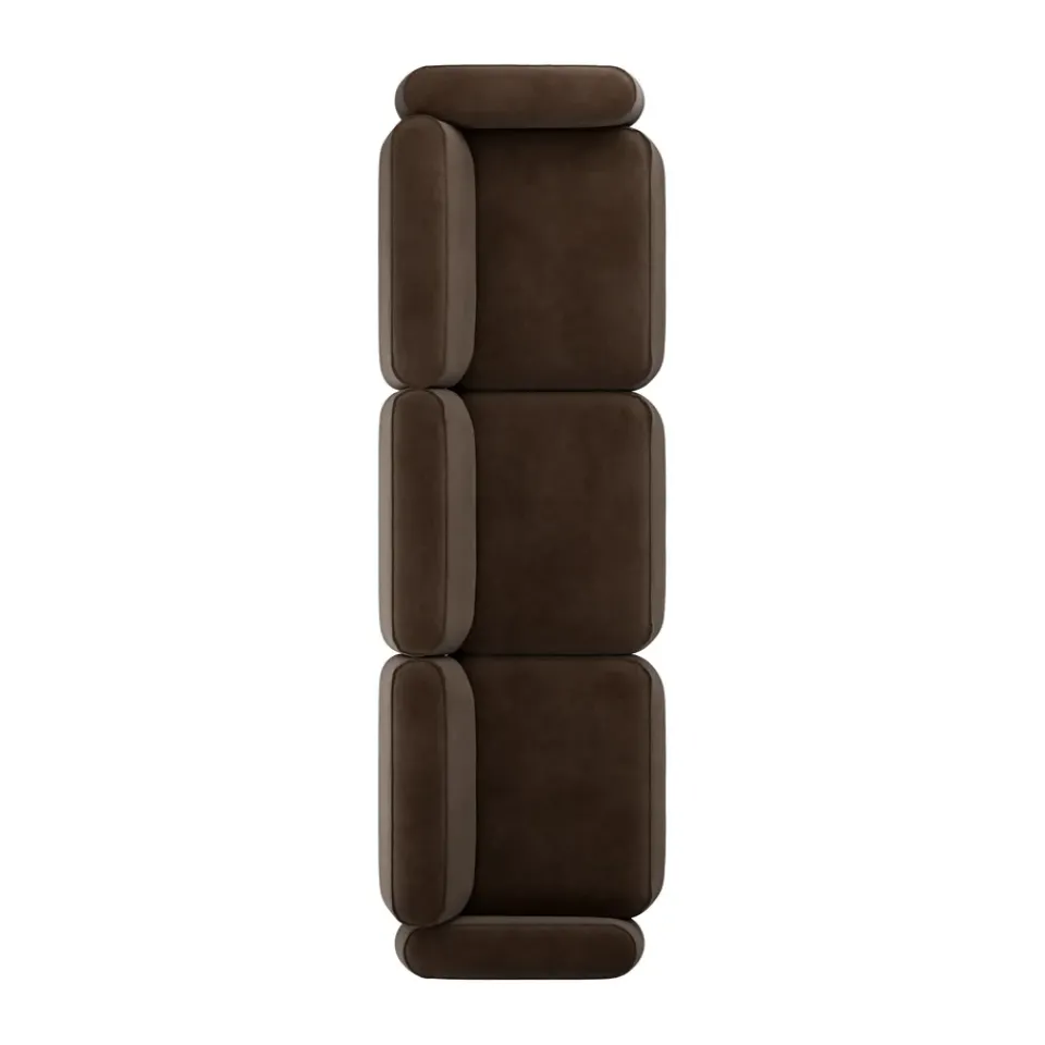 Massproductions Sofas*Patch 3-seater sofa, Gabriel Comfort+ 01566 Brown