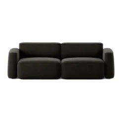 Massproductions Sofas*Patch 2.5-seater sofa, Linara 90 Espresso Brown