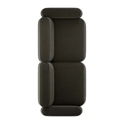 Massproductions Sofas*Patch 2.5-seater sofa, Linara 90 Espresso Brown