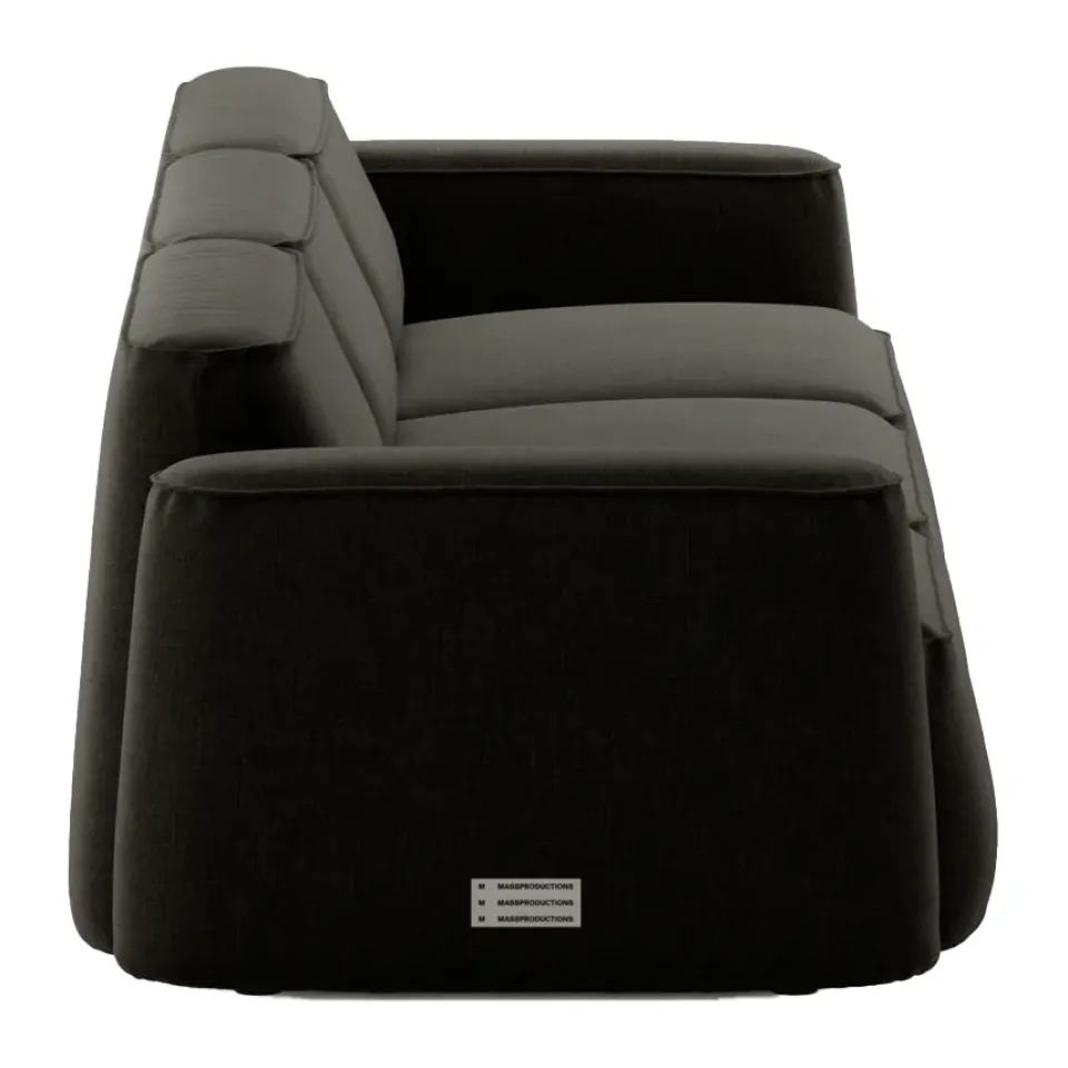 Massproductions Sofas*Patch 3-seater sofa, Linara 90 Espresso Brown