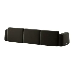 Massproductions Sofas*Patch 3-seater sofa, Linara 90 Espresso Brown