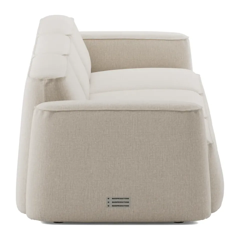 Massproductions Sofas*Patch 3-seater sofa, Linara 05 Porridge White