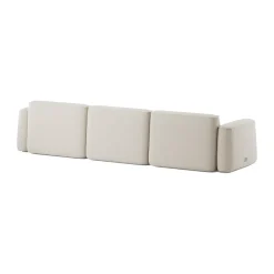 Massproductions Sofas*Patch 3-seater sofa, Linara 05 Porridge White