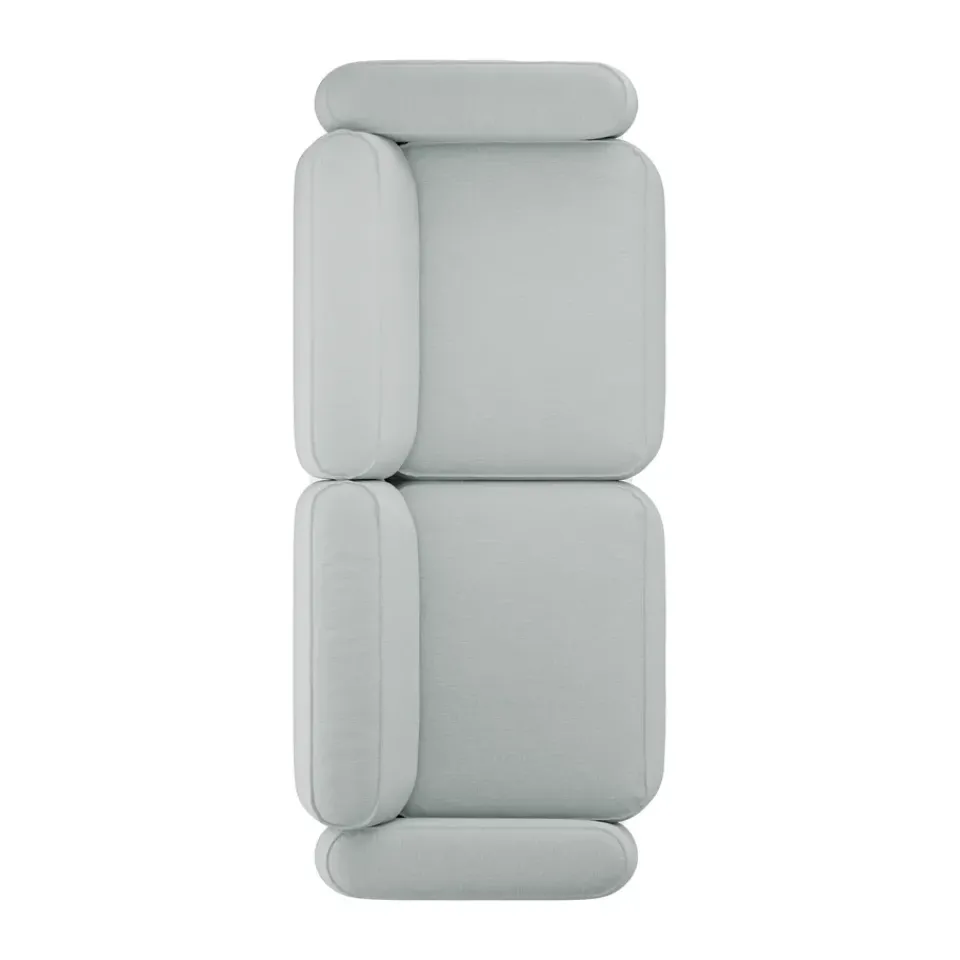 Massproductions Sofas*Patch 2.5-seater sofa, Linara 253 Swedish Grey
