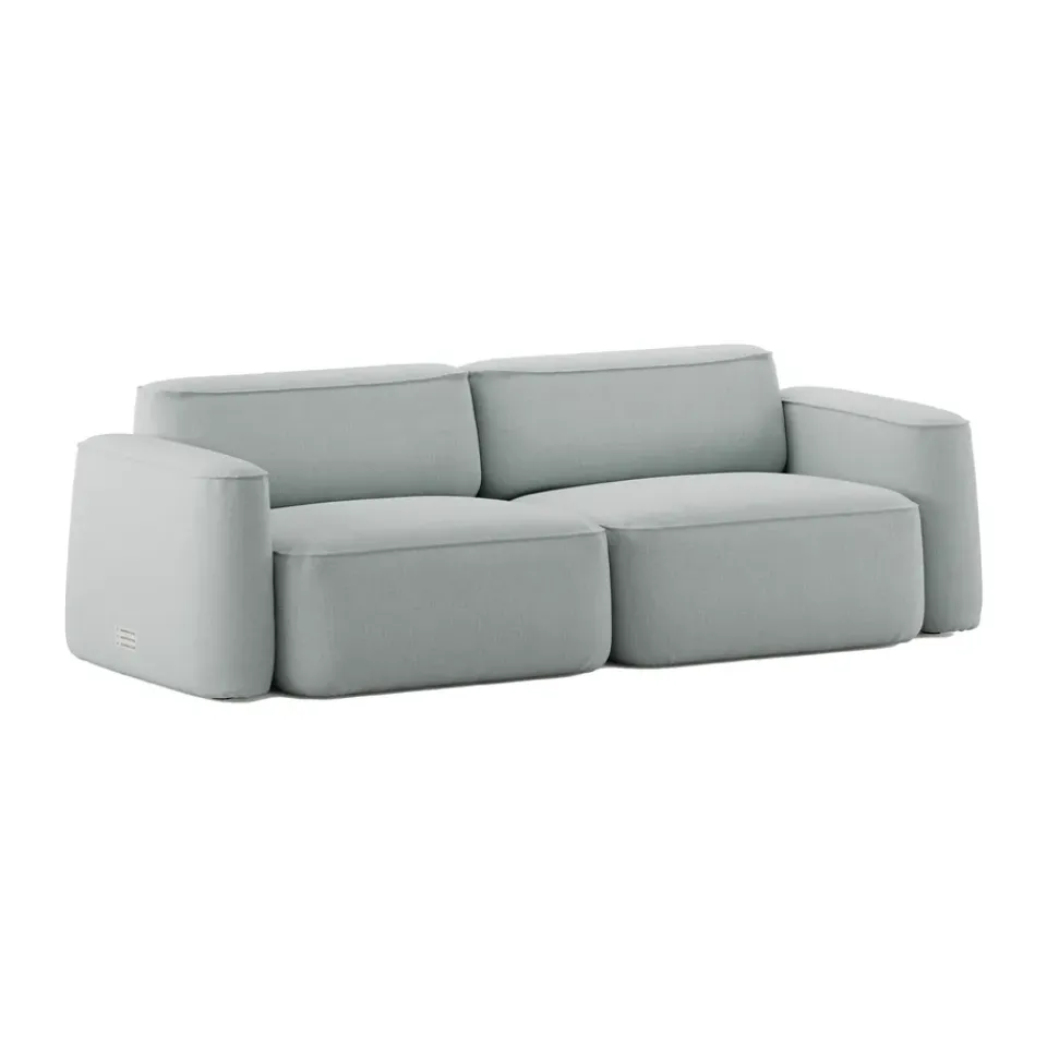 Massproductions Sofas*Patch 2.5-seater sofa, Linara 253 Swedish Grey