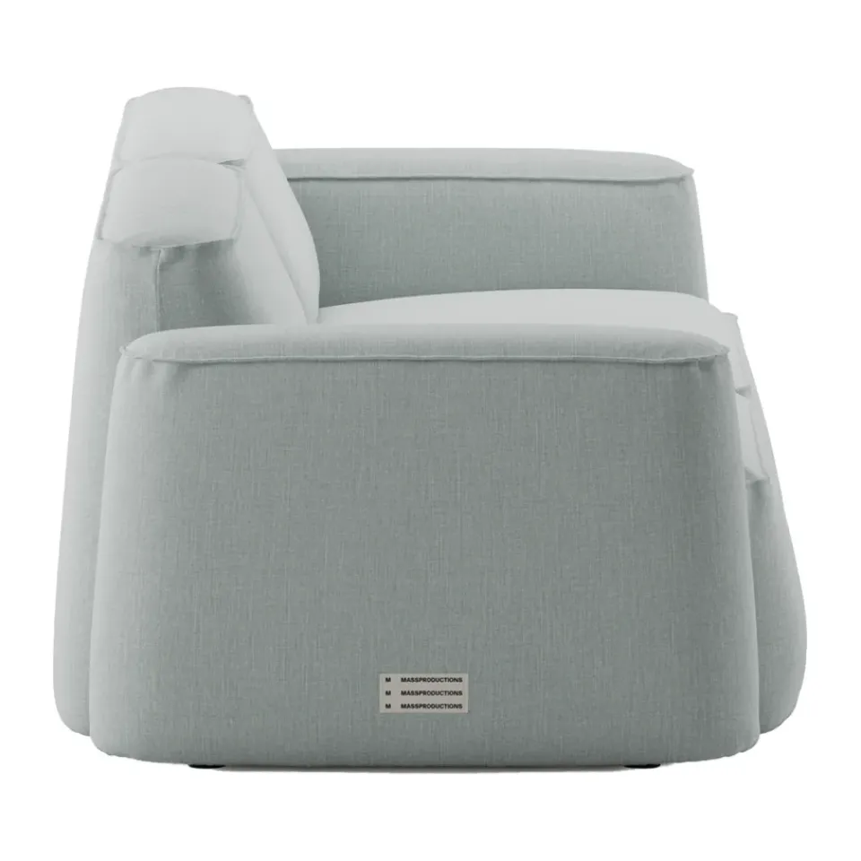 Massproductions Sofas*Patch 2.5-seater sofa, Linara 253 Swedish Grey