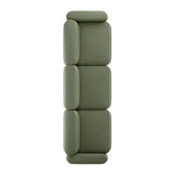 Massproductions Sofas*Patch 3-seater sofa, Linara 100 Tarragon Green
