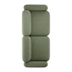 Massproductions Sofas*Patch 2.5-seater sofa, Linara 100 Tarragon Green