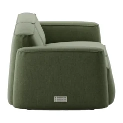 Massproductions Sofas*Patch 2.5-seater sofa, Linara 100 Tarragon Green