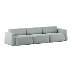 Massproductions Sofas*Patch 3-seater sofa, Linara 253 Swedish Grey