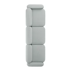 Massproductions Sofas*Patch 3-seater sofa, Linara 253 Swedish Grey
