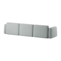 Massproductions Sofas*Patch 3-seater sofa, Linara 253 Swedish Grey