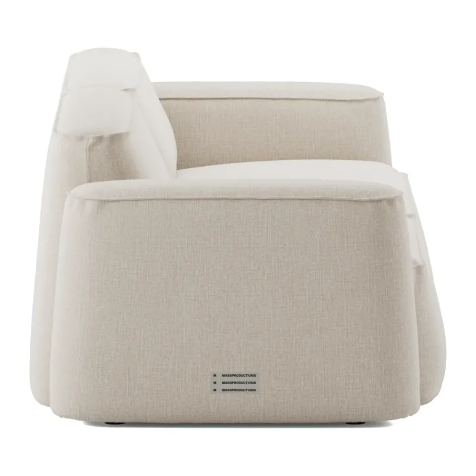 Massproductions Sofas*Patch 2.5-seater sofa, Linara 05 Porridge White