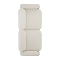 Massproductions Sofas*Patch 2.5-seater sofa, Linara 05 Porridge White