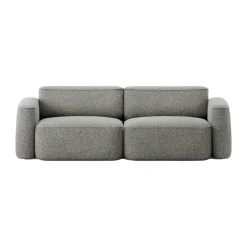 Massproductions Sofas*Patch 2.5-seater sofa, Spiral 23 Monochrome Grey