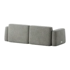 Massproductions Sofas*Patch 2.5-seater sofa, Spiral 23 Monochrome Grey
